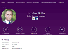 Tablet Screenshot of jarekdutka.pl